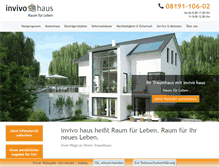 Tablet Screenshot of invivohaus.de